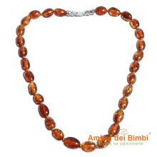 Collanina Ambra Cognac