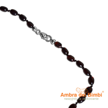 Collanina Ambra Rossa