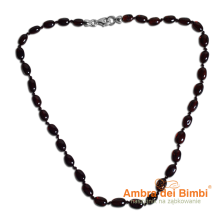 Collanina Ambra Rossa